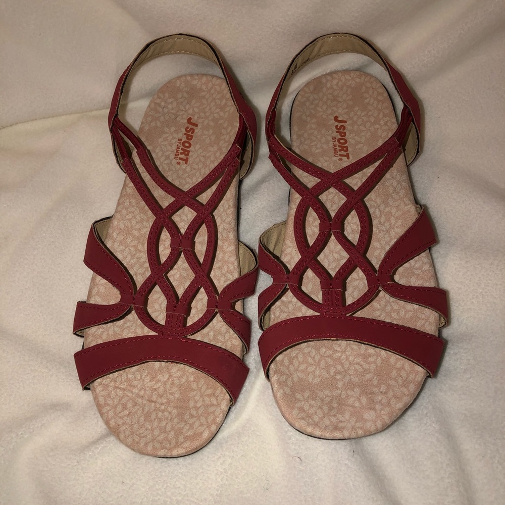 JSPORT by Jambu Red Vegan/textile upper